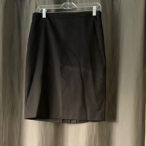 Ann Taylor Black Pencil Skirt Knee-Length